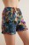 100% VEGAN Abstract Flora Cami Shortie Set