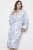 Pebble Palm 100% Brushback Cotton Shawl Collar Robe