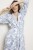 Pebble Palm 100% Brushback Cotton Shawl Collar Robe