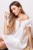 100% Cotton Superfine Shadow Stripe Cap Sleeve Nightdress