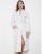 Quilted Cotton Shawl Collar Robe