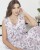 Kelsey Shadow Stripe Imperial Floral Nightdress