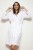 Tiga Deluxe French Terry Hooded Robe - White