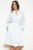 Tilly Deluxe Waffle Pique Shawl Collar Robe - Blue