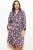 Wild Iris  Cotton Sateen Grace Shawl Robe