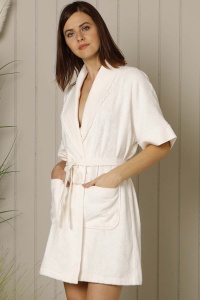 Deluxe Bamboo Cotton Terry Mix-Match Shawl Robe